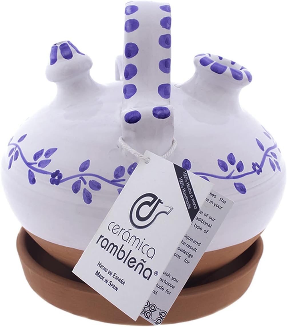 Botijo en argile rouge 100% fait à la main